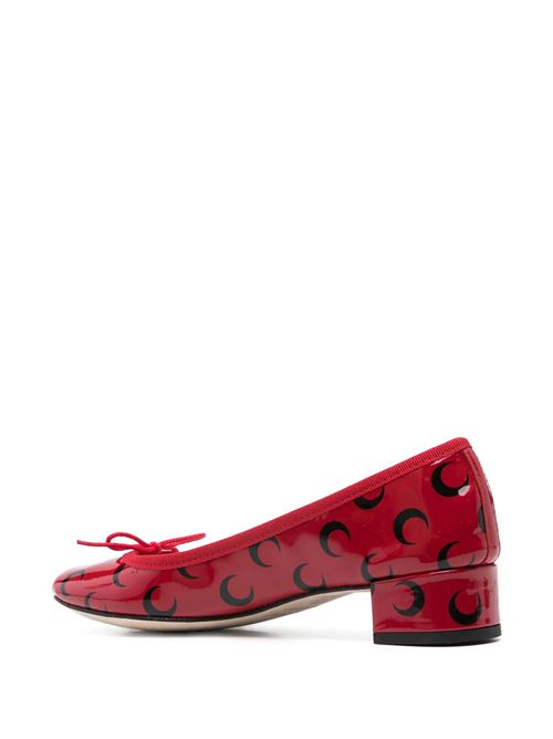 Moon printed leather Repetto Camille MARINE SERRE | WFW052ARLEA0031RD60